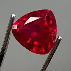 Trillion Ruby Gemstone